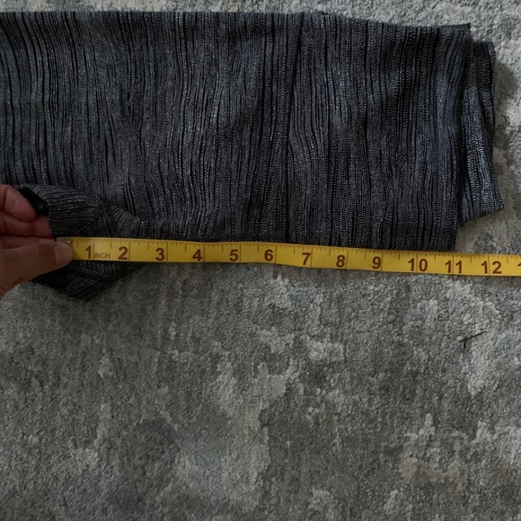 Lululemon Wunder Under Crop Bit Point Black ice grey  Sz 4 Cropped High Rise - Picture 7 of 10